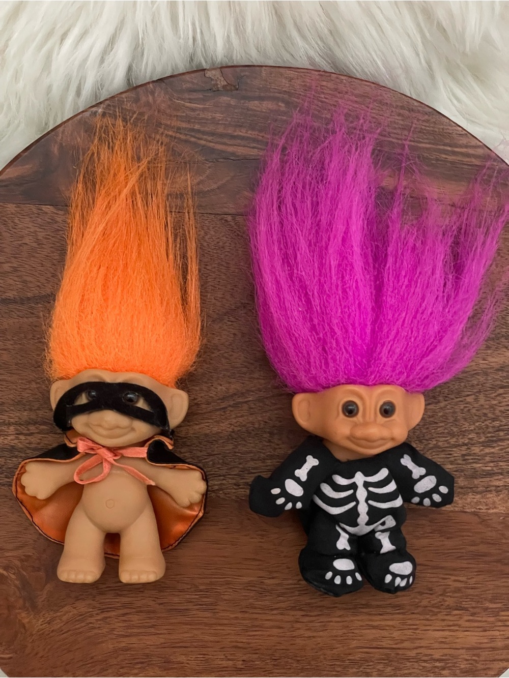 RUSS BERRIE Vintage Set Halloween Troll Dolls